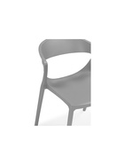 Стул пластиковый «Градно», жесткий, цвет серый  (артикул 10997779)  большой выбор товаров оптом и в розницу по низким ценам с доставкой