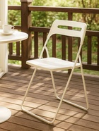 Стул пластиковый Fold складной white - Фото 2
