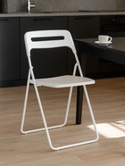 Стул пластиковый Fold складной white - Фото 4