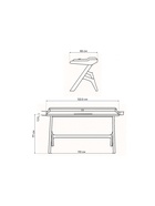 Стол компьютерный Gans black - фото 121986424