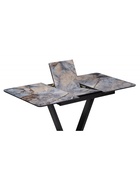 Стол на тумбе кухонный раздвижной «Бугун», 1200(1600)×800×770 мм, цвет чёрный  (артикул 10997784)  большой выбор товаров оптом и в розницу по низким ценам с доставкой