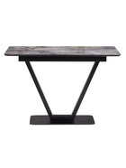 Стол на тумбе кухонный раздвижной «Бугун», 1200(1600)×800×770 мм, цвет чёрный  (артикул 10997784)  большой выбор товаров оптом и в розницу по низким ценам с доставкой