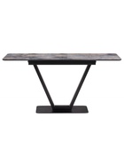 Стол на тумбе кухонный раздвижной «Бугун», 1200(1600)×800×770 мм, цвет чёрный  (артикул 10997784)  большой выбор товаров оптом и в розницу по низким ценам с доставкой