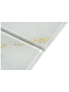 Стол на тумбе кухонный раздвижной «Бугун», 1200(1600)×800×770 мм, цвет белый/золото  (артикул 10997785)  большой выбор товаров оптом и в розницу по низким ценам с доставкой