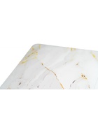 Стол на тумбе кухонный раздвижной «Бугун», 1200(1600)×800×770 мм, цвет белый/золото  (артикул 10997785)  большой выбор товаров оптом и в розницу по низким ценам с доставкой