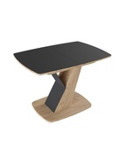 Стол на тумбе кухонный раздвижной «Гарда Тип 1», 1100(1415)×750×750 мм, цвет дуб крафт золотой/графит чёрный  (артикул 10997792)  большой выбор товаров оптом и в розницу по низким ценам с доставкой