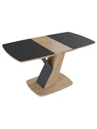 Стол на тумбе кухонный раздвижной «Гарда Тип 1», 1100(1415)×750×750 мм, цвет дуб крафт золотой/графит чёрный  (артикул 10997792)  большой выбор товаров оптом и в розницу по низким ценам с доставкой