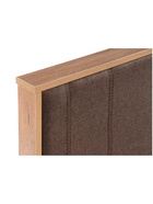 Кровать односпальная Iris, 934×2115 мм, цвет дуб вотан / черный муар - фото 122244872