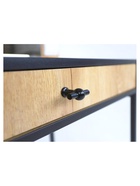 Стол письменный «Брут 6», 1200×600×750 мм, цвет крафт золотой/чёрный - фото 121986458