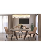 Стол кухонный керамический раздвижной «Петир», 1200(1600)×800×750 мм, цвет дуб монтана - Фото 3