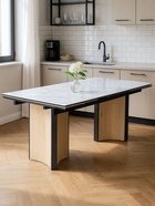 Стол кухонный керамический раздвижной «Саливан», 1800(2600)×900×770 мм, цвет дуб монтана  (артикул 10997808)  большой выбор товаров оптом и в розницу по низким ценам с доставкой