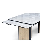 Стол кухонный керамический раздвижной «Саливан», 1800(2600)×900×770 мм, цвет дуб монтана  (артикул 10997808)  большой выбор товаров оптом и в розницу по низким ценам с доставкой