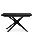 Стол кухонный керамический раздвижной «Мэриан», 1400(2000)×800×750 мм, цвет черный мрамор / черный - Фото 2