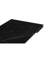 Стол кухонный керамический раздвижной «Мэриан», 1400(2000)×800×750 мм, цвет черный мрамор / черный - Фото 6