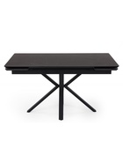 Стол кухонный керамический раздвижной «Старлайт», 1200(1800)×800×750 мм, цвет черный мрамор / черный  (артикул 10997815)  большой выбор товаров оптом и в розницу по низким ценам с доставкой