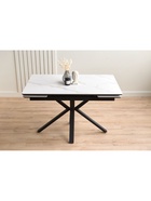 Стол кухонный керамический раздвижной «Старлайт», 1200(1800)×800×750 мм, цвет черный  (артикул 10997817)  большой выбор товаров оптом и в розницу по низким ценам с доставкой