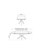 Стол кухонный керамический раздвижной «Старлайт», 1200(1800)×800×750 мм, цвет черный  (артикул 10997817)  большой выбор товаров оптом и в розницу по низким ценам с доставкой