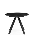 Стол кухонный керамический раздвижной «Трейси», 900(1200)×900×750 мм, цвет черный мрамор / черный - Фото 3