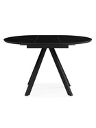 Стол кухонный керамический раздвижной «Трейси», 900(1200)×900×750 мм, цвет черный мрамор / черный - Фото 4