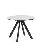 Стол кухонный керамический раздвижной «Трейси», 900(1200)×900×750 мм, цвет черный  (артикул 10997825)  большой выбор товаров оптом и в розницу по низким ценам с доставкой