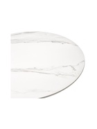 Стол кухонный керамический «Тулип», 900×900×740 мм, цвет белый мрамор / золото - Фото 5