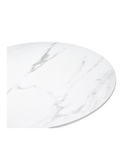 Стол кухонный керамический «Тулип», 900×900×740 мм, цвет белый мрамор / белый  (артикул 10997828)  большой выбор товаров оптом и в розницу по низким ценам с доставкой