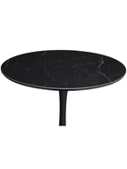 Стол кухонный керамический «Тулип», 900×900×740 мм, цвет черный мрамор / черный  (артикул 10997829)  большой выбор товаров оптом и в розницу по низким ценам с доставкой