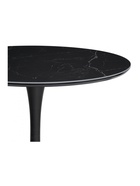 Стол кухонный керамический «Тулип», 900×900×740 мм, цвет черный мрамор / черный  (артикул 10997829)  большой выбор товаров оптом и в розницу по низким ценам с доставкой