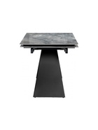 Стол кухонный керамический раздвижной «Хорсборо», 1400(2000)×800×790 мм, цвет оробико / черный  (артикул 10997831)  большой выбор товаров оптом и в розницу по низким ценам с доставкой