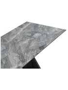 Стол кухонный керамический раздвижной «Хорсборо», 1400(2000)×800×790 мм, цвет оробико / черный  (артикул 10997831)  большой выбор товаров оптом и в розницу по низким ценам с доставкой