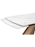 Стол кухонный керамический раздвижной «Шаннон», 1800(2400)×900×790 мм, цвет дуб монтана  (артикул 10997832)  большой выбор товаров оптом и в розницу по низким ценам с доставкой