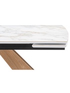 Стол кухонный керамический раздвижной «Шаннон», 1800(2400)×900×790 мм, цвет дуб монтана - Фото 14