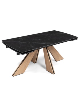 Черный мрамор/дуб монтана