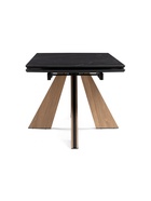 Стол кухонный керамический раздвижной «Шаннон», 1800(2400)×900×790 мм, цвет черный мрамор / дуб монтана - Фото 11