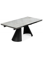 Стол кухонный керамический раздвижной «Шелтон», 1800(2600)×900×760 мм, цвет черный - Фото 1