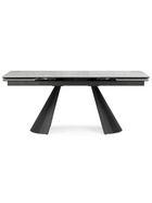 Стол кухонный керамический раздвижной «Шелтон», 1800(2600)×900×760 мм, цвет черный  (артикул 10997834)  большой выбор товаров оптом и в розницу по низким ценам с доставкой