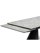 Стол кухонный керамический раздвижной «Шелтон», 1800(2600)×900×760 мм, цвет черный  (артикул 10997834)  большой выбор товаров оптом и в розницу по низким ценам с доставкой