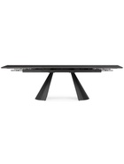 Стол кухонный керамический раздвижной «Шелтон», 1800(2600)×900×760 мм, цвет темно-серый / черный - Фото 4