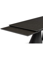 Стол кухонный керамический раздвижной «Шелтон», 1800(2600)×900×760 мм, цвет темно-серый / черный - Фото 7