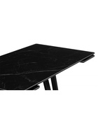 Стол кухонный керамический раздвижной «Памелла», 1400(2000)×800×750 мм, цвет черный мрамор / черный - Фото 10