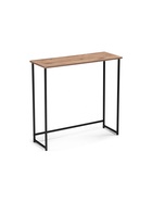 Столик консольный «Феот», 800×300×770 мм, цвет дуб велингтон  (артикул 10997846)  большой выбор товаров оптом и в розницу по низким ценам с доставкой