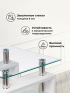 Столик журнальный «ST-052», 600×600×450 мм, цвет белый - Фото 3