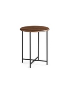 Столик журнальный «Грейс», 480×480×610 мм, цвет орех кантри / черный - фото 121986532