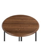 Столик журнальный «Грейс», 480×480×610 мм, цвет орех кантри / черный - фото 121986538