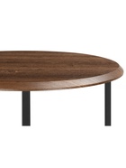 Столик журнальный «Грейс», 480×480×610 мм, цвет орех кантри / черный - фото 121986540