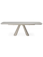 Стол кухонный керамический раздвижной Grig, 1650(2400)×900×755 мм, цвет серо-бежевый  (артикул 10997853)  большой выбор товаров оптом и в розницу по низким ценам с доставкой