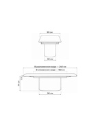 Стол кухонный керамический раздвижной Lagos, 1600(2400)×900×770 мм, цвет серый / орех - Фото 3