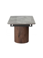 Стол кухонный керамический раздвижной Lagos, 1600(2400)×900×770 мм, цвет серый / орех - Фото 10