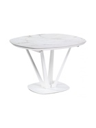 Стол кухонный керамический раздвижной «Азраун», 1100(1500)×1100×750 мм, цвет белый  (артикул 10997856)  большой выбор товаров оптом и в розницу по низким ценам с доставкой