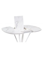 Стол кухонный керамический раздвижной «Азраун», 1100(1500)×1100×750 мм, цвет белый  (артикул 10997856)  большой выбор товаров оптом и в розницу по низким ценам с доставкой